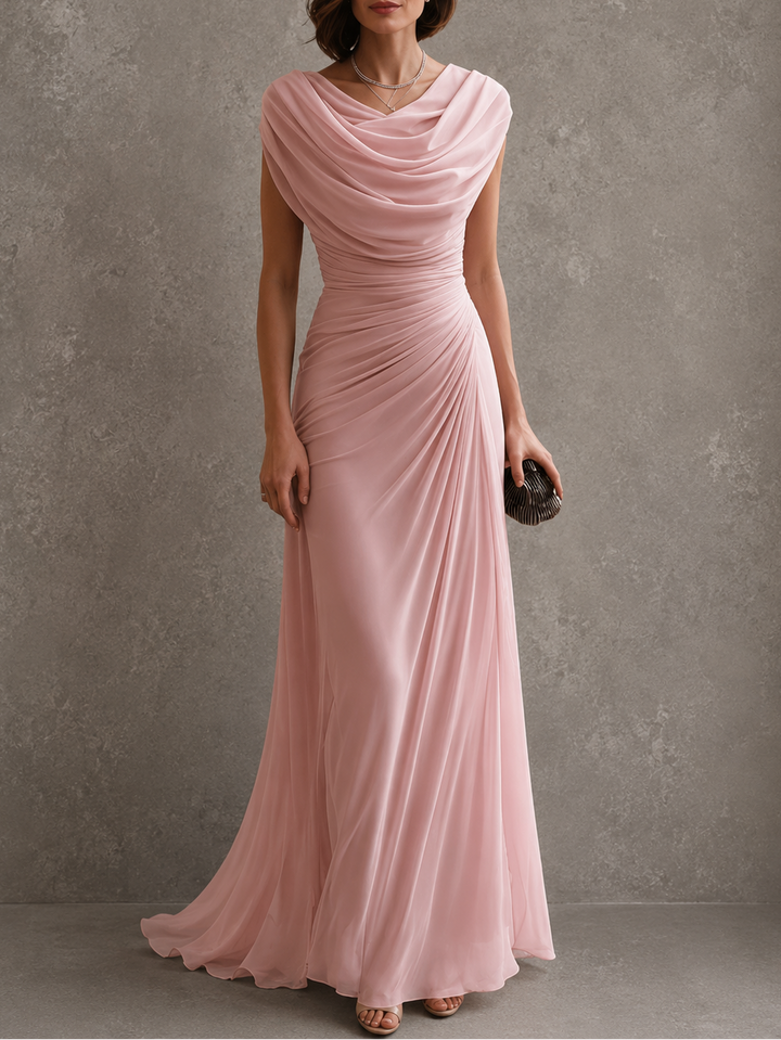 Jilliann | Elegante Abito Maxi Fluttuante