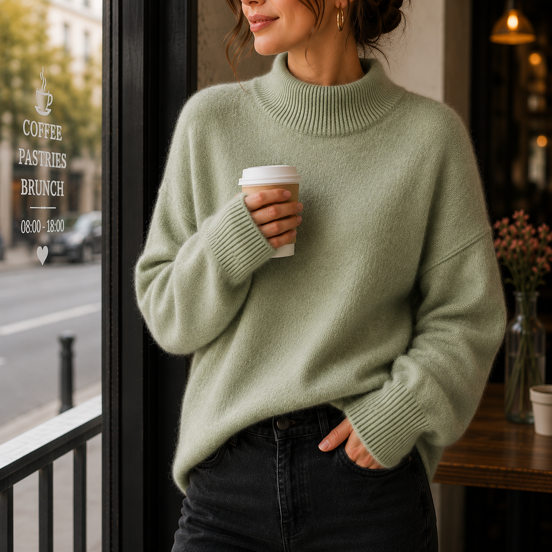 Juniper | Maglione Oversized con Collo Alto per Donne