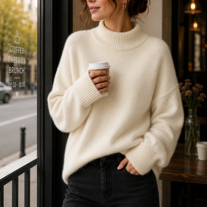 Juniper | Maglione Oversized con Collo Alto per Donne