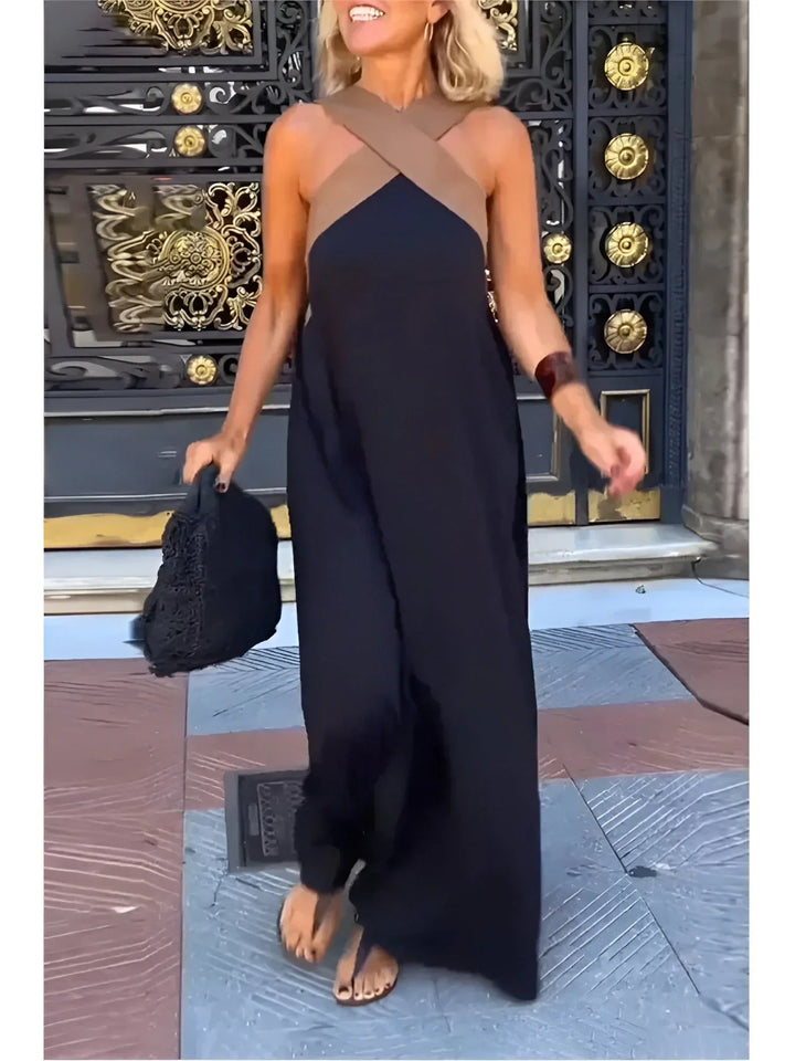 Quirine™ | Abito Maxi con Davanti Avvolgente