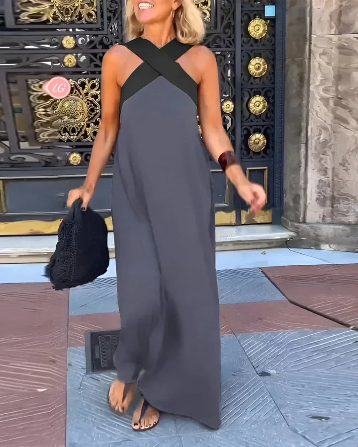 Quirine™ | Abito Maxi con Davanti Avvolgente