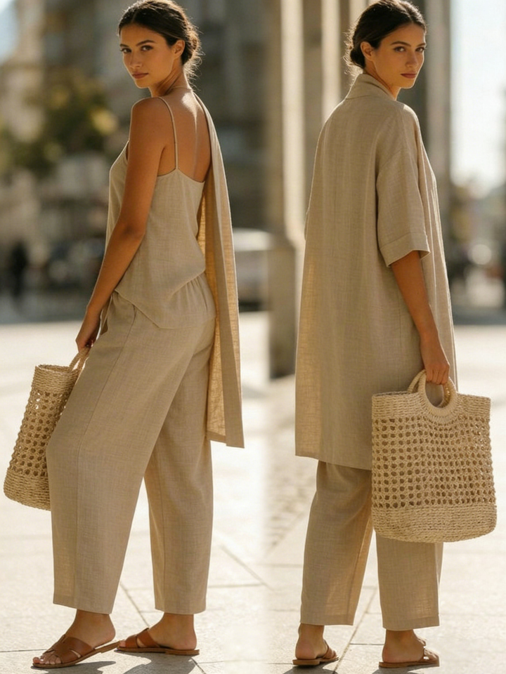 Isa | Set di Tre Pezzi Elegante e Senza Sforzo