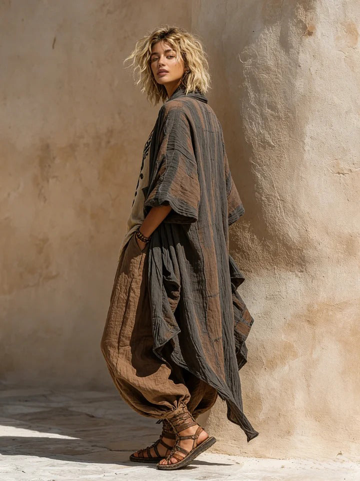 Ornella | Set Artistico Bohemien in Lino e Cotone