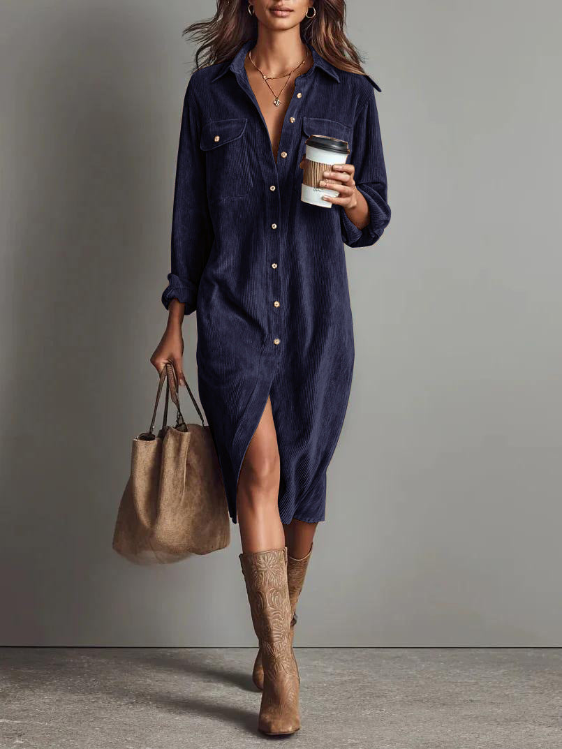 Aurovia | Abito Elegante con Orlo Svasato