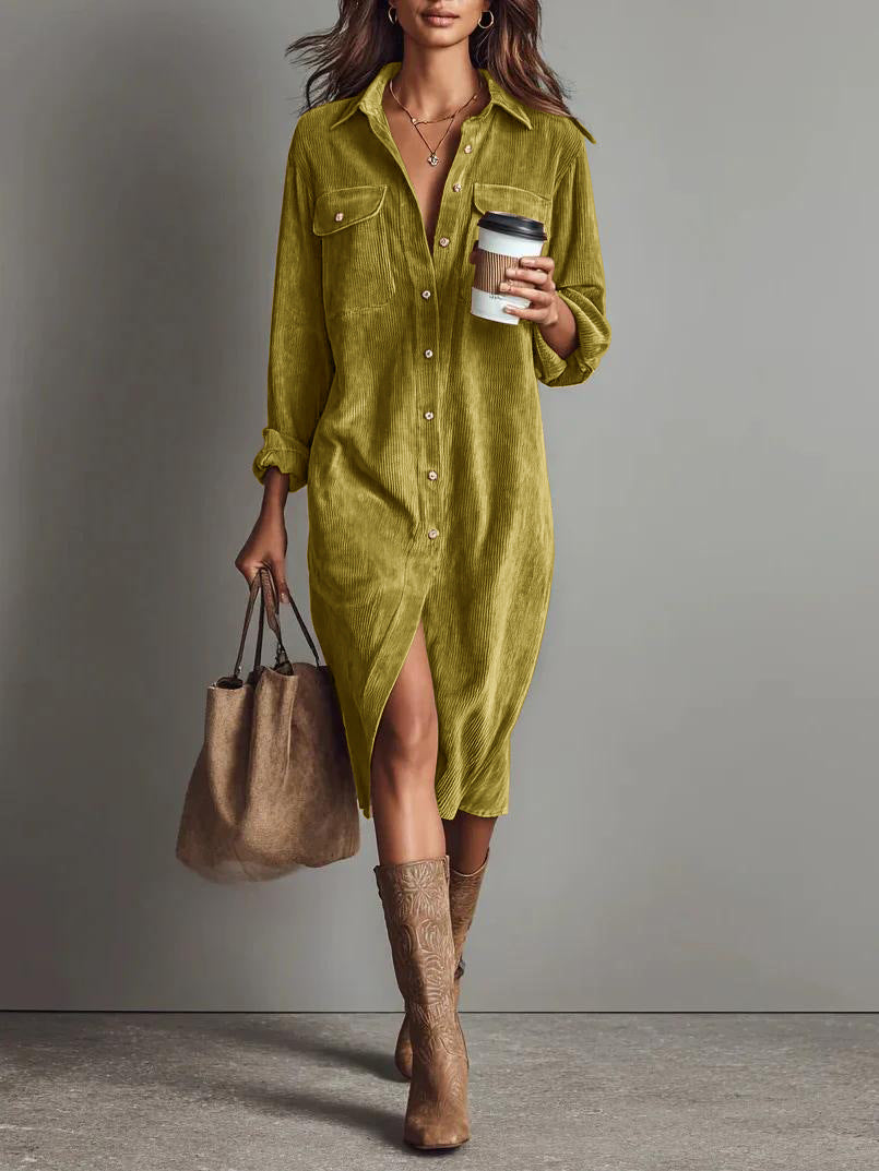 Aurovia | Abito Elegante con Orlo Svasato