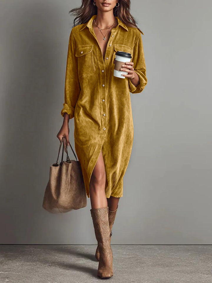 Aurovia | Abito Elegante con Orlo Svasato